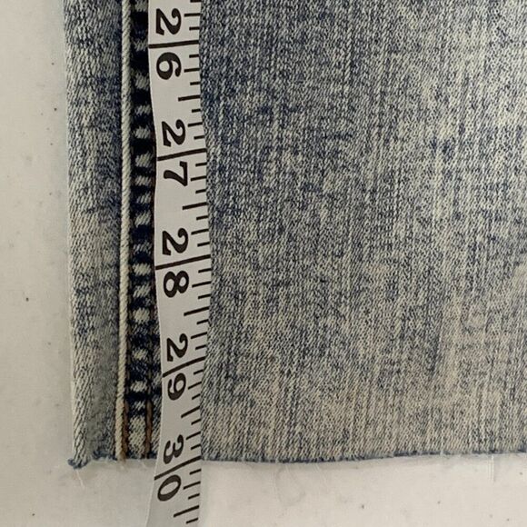 Est. 1946 Denim Jeans sz 16 Hi Rise Acid Wash Tapered Leg Inseam 30" - Picture 6 of 13